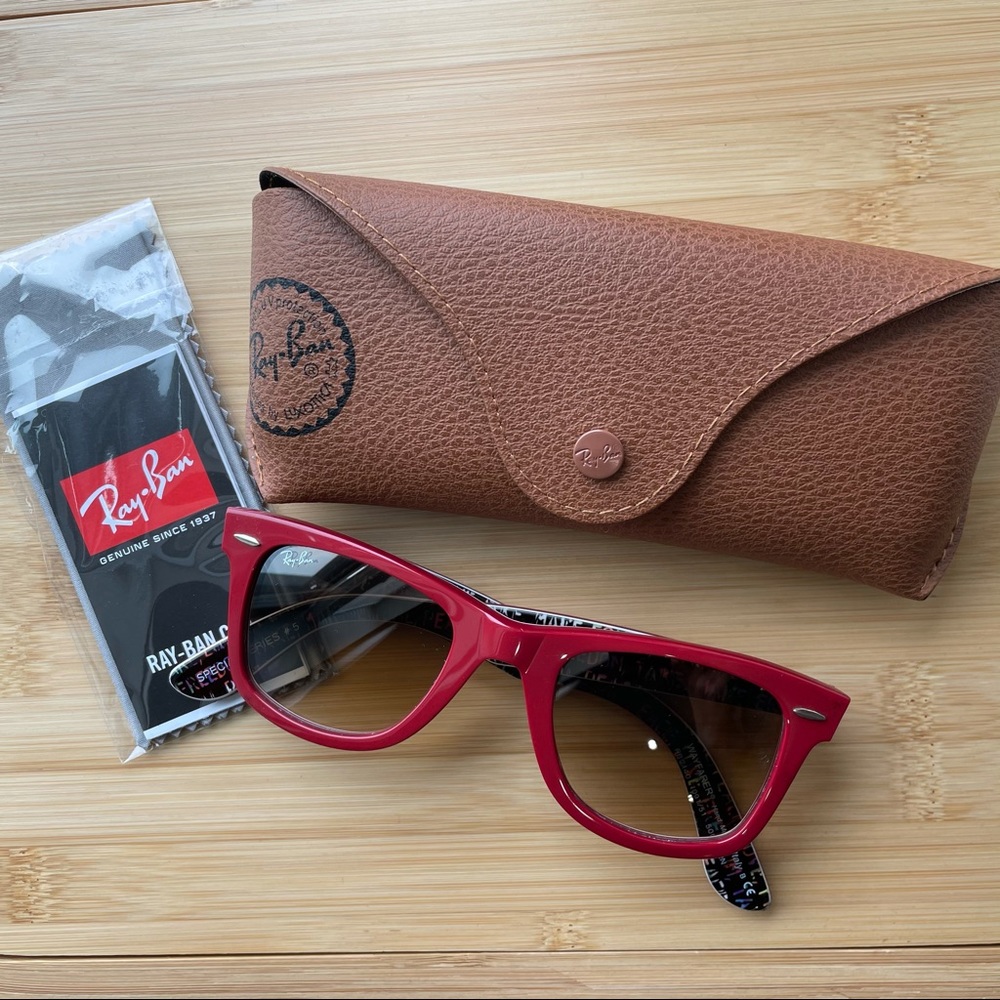 Ray-Ban Red Special Series #5 Wayfarer Sunglasses